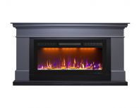 Каминокомплект California - Серый графит с очагом Crystal 36 RF