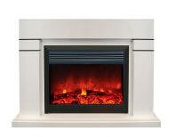 Электрокамины RealFlame Lindelse 26 WT/BLM 3D с очагом 3D Novara (Линдельс) - фото 1