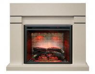 Электрокамины RealFlame Lindelse 26 WT/BLM с очагом Moonblaze Lux Bl/Br (Линдельс) - фото 1