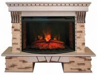Электрокамины RealFlame Sorento 33 WT 3D с очагом 3D Firestar 33 (Cоренто) - фото 1