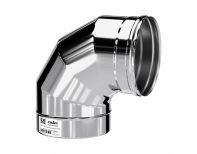 Дымоходы Craft Craft HF колено 90° (316/0,8) Ф115 - фото 1
