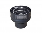 Дымоходы Ferrum Старт-сэндвич (430/0,8 мм + нерж / эмаль /600° черная) Ф150х210 - фото 2