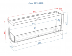 Биокамины Lux Fire Угловой 1090 S (левый угол) - фото 16