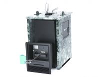 Анапа М2 в трехстороннем кожухе из змеевика. Защитный экран, дрова, AISI321