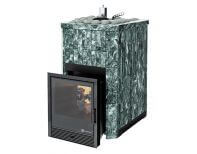 Южная 9 с топкой из парной в кожухе из змеевика. AISI430