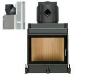 KK 51/67 Cast iron smoke dome Black