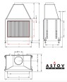 Топки Astov ОПС 700 без гриля, без шибера - фото 2