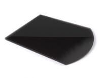 Печи LK (Литком) Лист стеклянный напольный Black (СП-5) 1100х850х8мм - фото 1