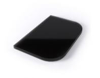 Печи LK (Литком) Лист стеклянный напольный Black 600х400х8мм - фото 1