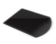 Печи LK (Литком) Лист стеклянный напольный Black (СП-3) 1100х1100х8мм - фото 1
